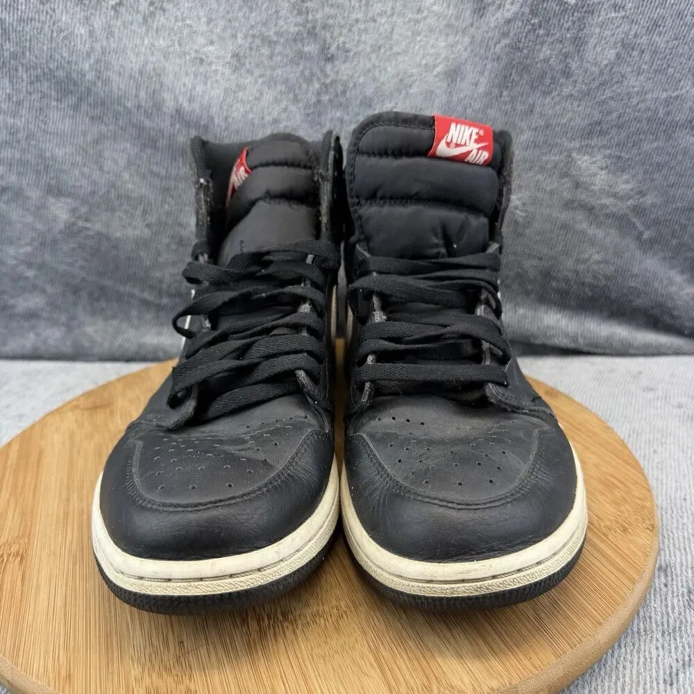 Nike Air Jordan 1 Retro High OG Shoes Mens Size 10.5 Black Sneakers 555088-011